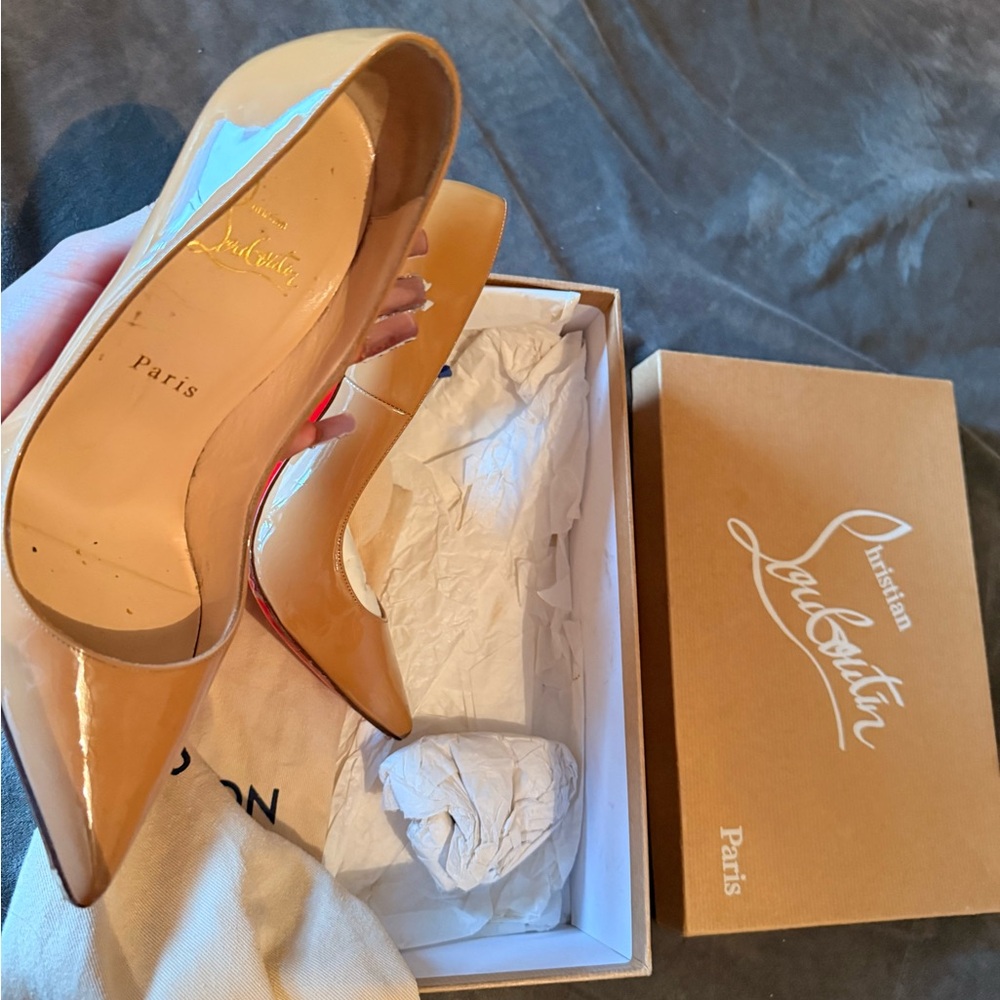Christian Louboutin Tan Heels - Picture 3 of 3